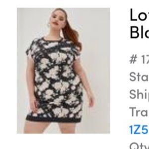 Grey and pink flower dress